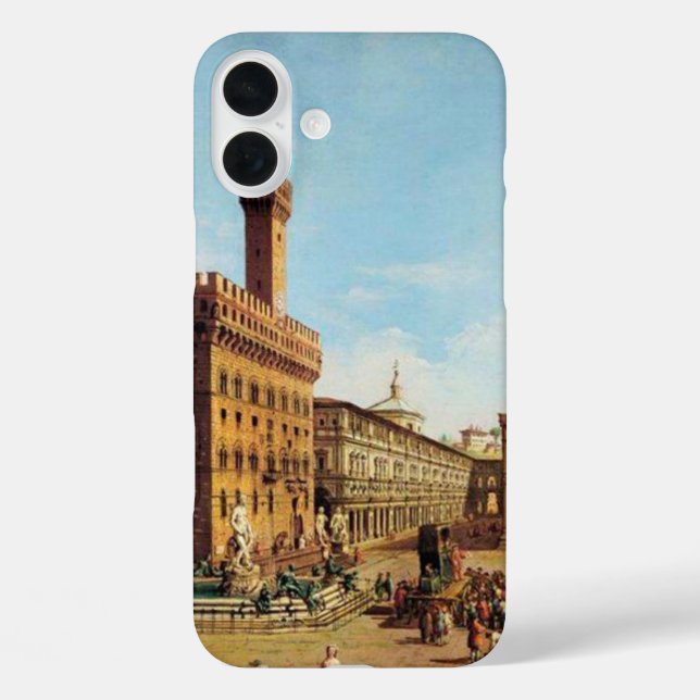 The Piazza della Signoria in Florence Case-Mate iPhone Case (Back)