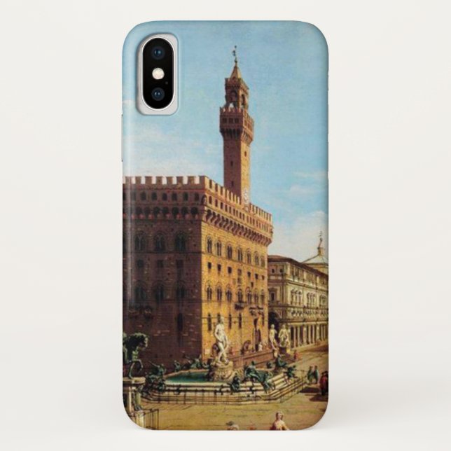 The Piazza della Signoria in Florence Case-Mate iPhone Case (Back)