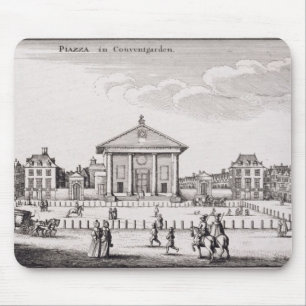 The Piazza in Covent Garden, 1647 (engraving) Mouse Pad