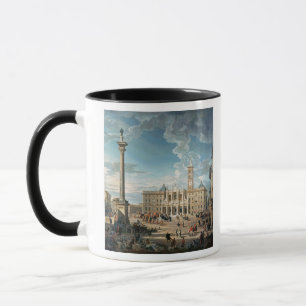The Piazza Santa Maria Maggiore, 1752 Mug