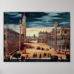 The Piazzetta di San Marco, Venice Poster