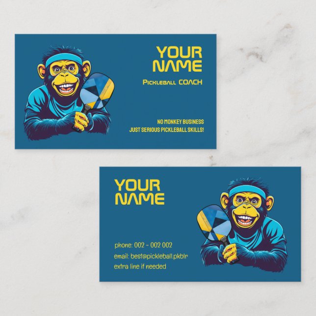 The Pickle Primate Pro Business Card (Front/Back)