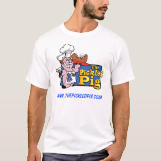 The Pickled Pig Basic White T T-Shirt