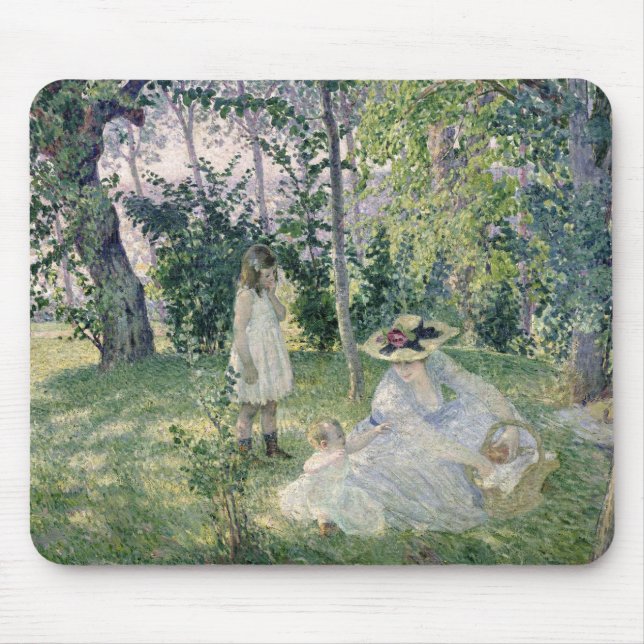 The Picnic, 1903 Mouse Pad (Front)