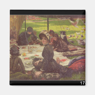The Picnic , c.1881-2 Magnet
