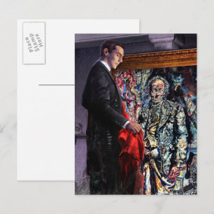 The Picture of Dorian Grey Gothic Horror Postcard