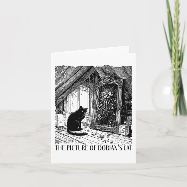 The Picture of Dorian’s Cat Card (Front)