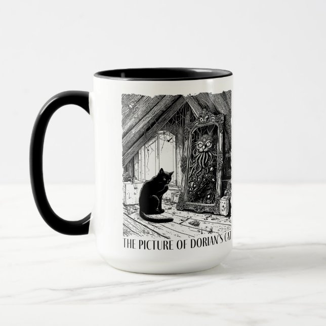 The Picture of Dorian’s Cat Mug (Left)