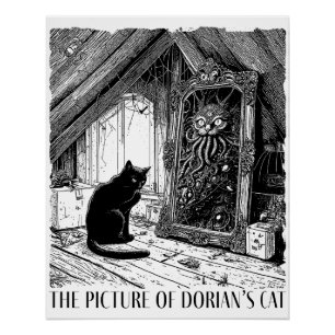 The Picture of Dorian’s Cat Poster