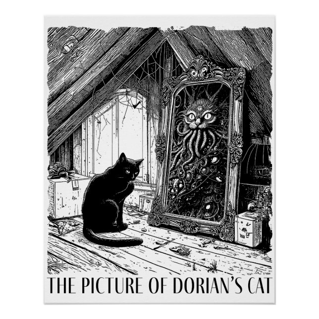The Picture of Dorian’s Cat Poster (Front)