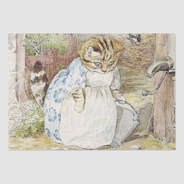 The Pie and the Patty Pan by Beatrix Potter Tissue Paper (Front)