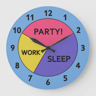 The Pie Chart of Life clock