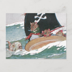 The Pie Rats & the Big Scary Fish Postcard