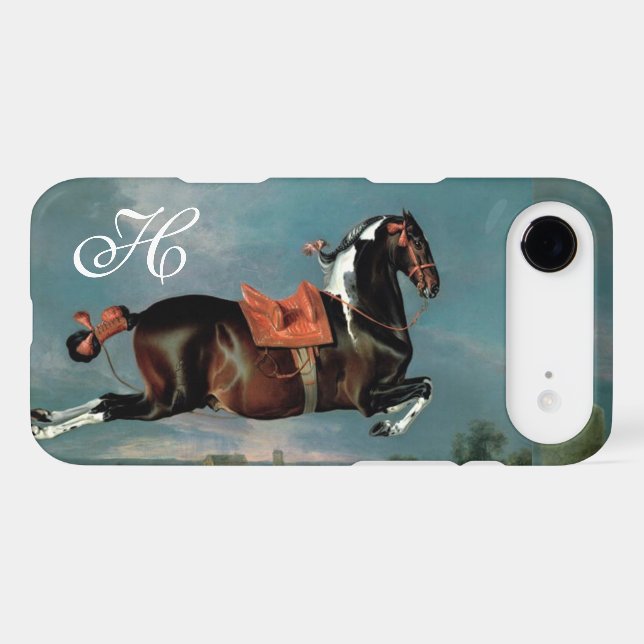 The Piebald Horse "Cehero' Rearing Monogram (Back (Horizontal))