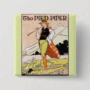 The Pied Piper Children's Nursery 15 Cm Square Badge
