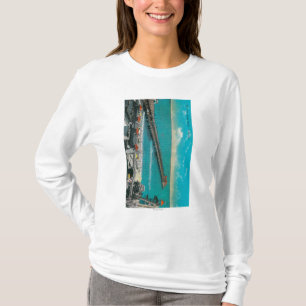 The Pier and Beach and Long Beach T-Shirt