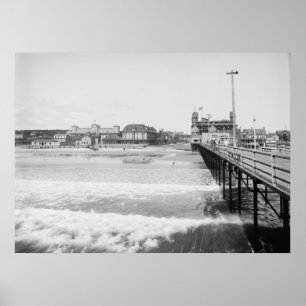 The Pier at Old Orchard Beach Poster