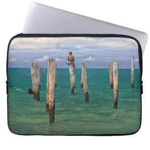 The Pier In Coqueiros Beach In Trancoso Laptop Sleeve