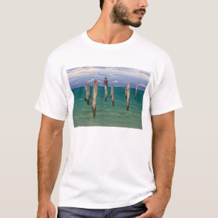 The Pier In Coqueiros Beach In Trancoso T-Shirt