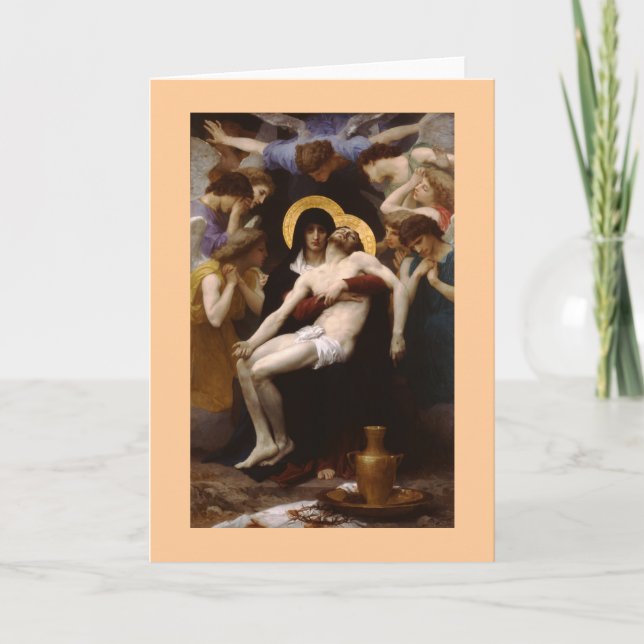 The Pieta by Bouguereau Card (Front)