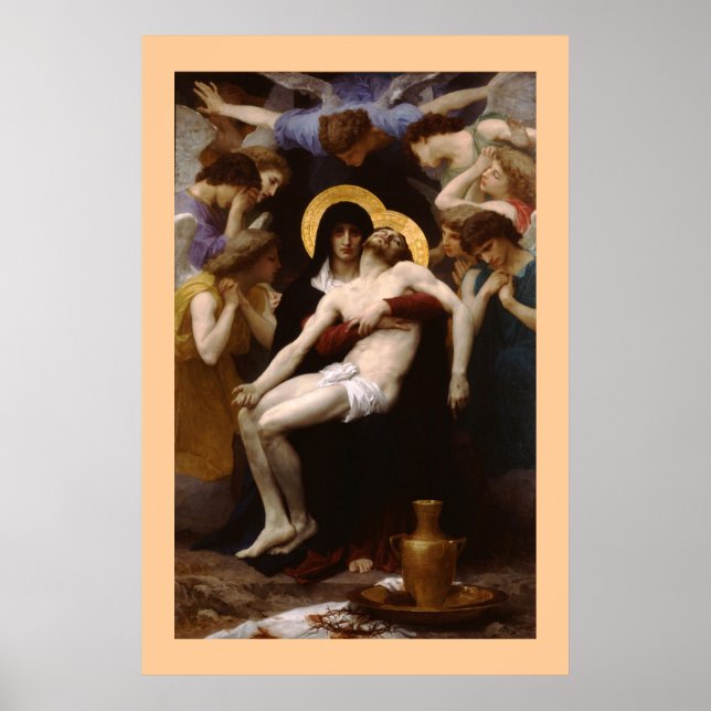 The Pieta by Bouguereau Poster (Front)
