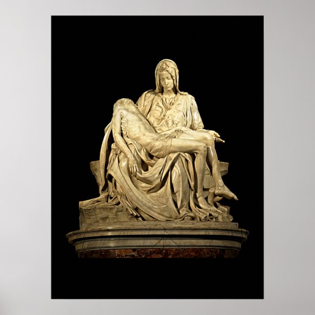 The Pieta by Michelangelo Poster (Front)