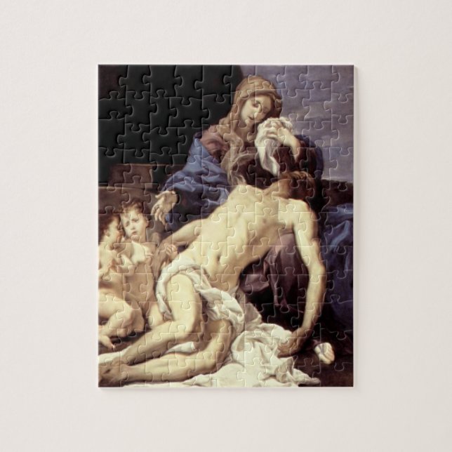 The Pieta - Lamentation of Christ - Baciccio Jigsaw Puzzle (Vertical)