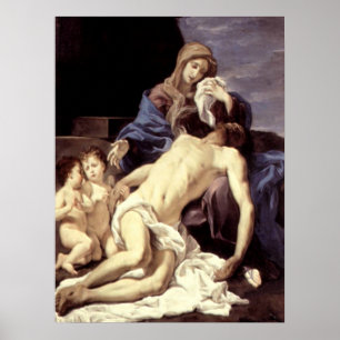 The Pieta - Lamentation of Christ - Baciccio Poster