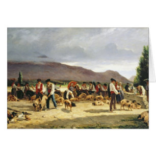 The Pig Market, 1875