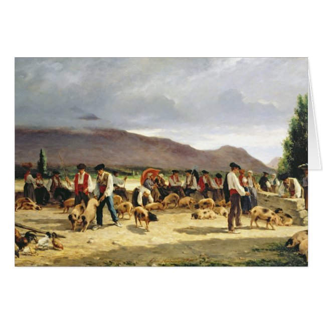 The Pig Market, 1875 (Front Horizontal)