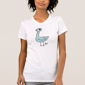The Pigeon Classic Women's Slim Fit White T-Shirt