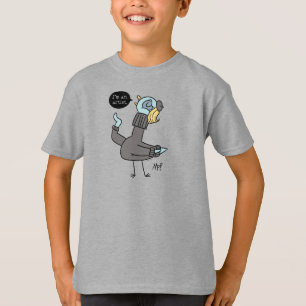 The Pigeon I'm an Artist Kids Heather T-Shirt