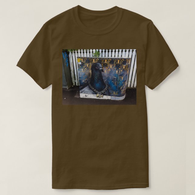The Pigeon of Ponsonby T-Shirt (Design Front)