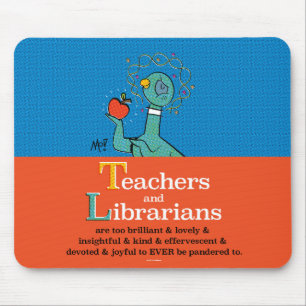 The Pigeon Teachers and Librarians Mouse Pad