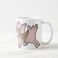 The pigs are saddled ready to fly office humour