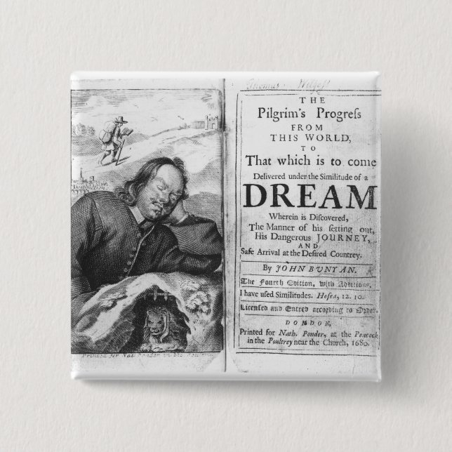 The Pilgrim's Progress' 15 Cm Square Badge (Front)