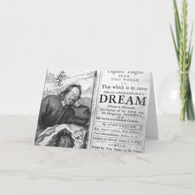 The Pilgrim's Progress' Card (Front)