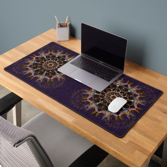The pillared thread tie-in purpura refraction desk mat (Office 2)
