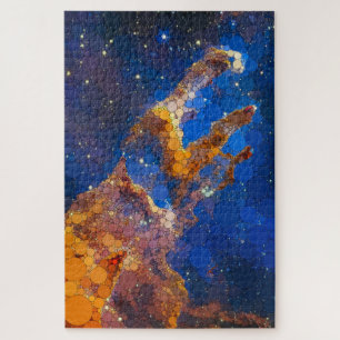 The Pillars of Creation, in the Eagle Nebula Jigsaw Puzzle