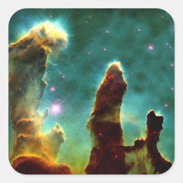 The Pillars of Creation Square Sticker (Front)