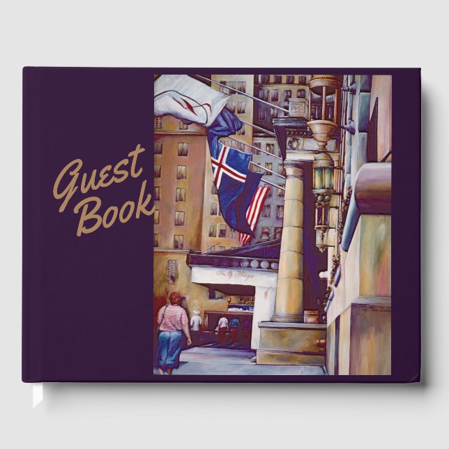 The Pillars of the Plaza Guest Book (Front)