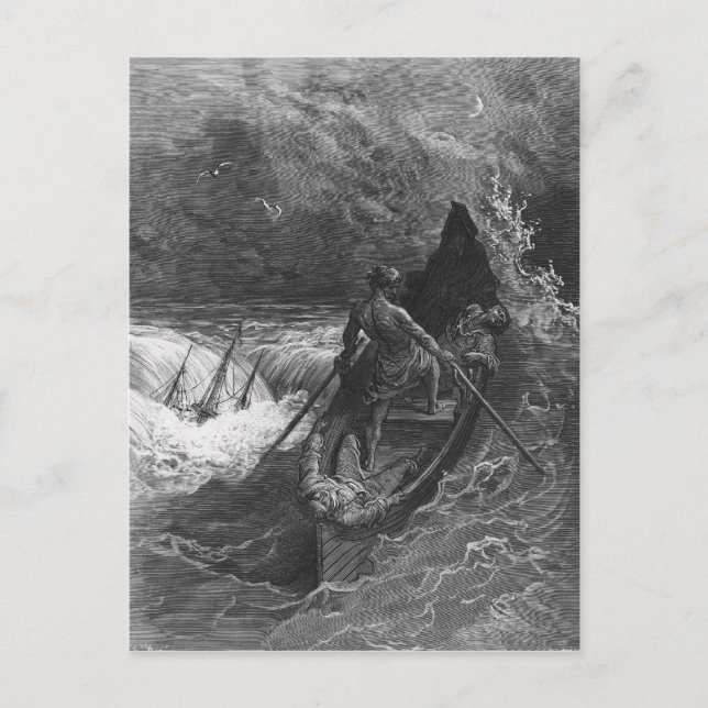 The Pilot faints Postcard (Front)