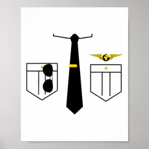 The Pilot Uniform Halloween Costume Poster