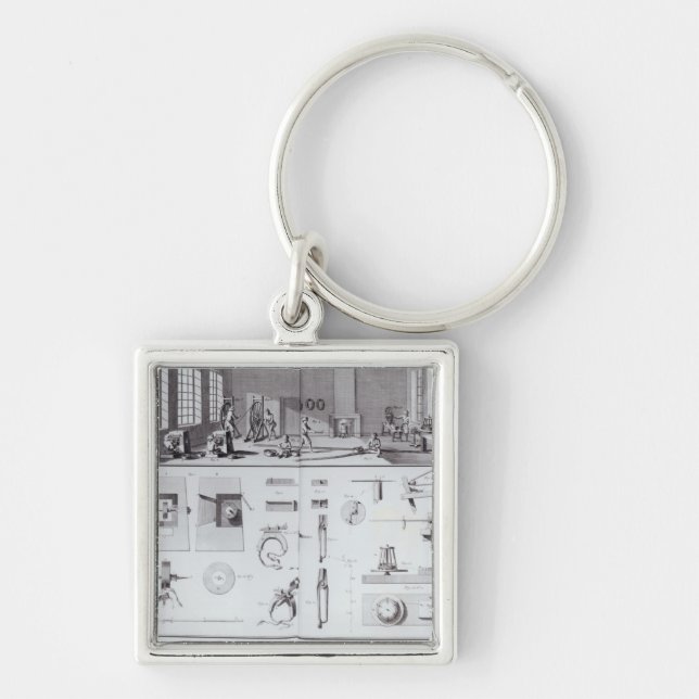 The Pin Factory, plate 2 from Volume IV Key Ring (Front)