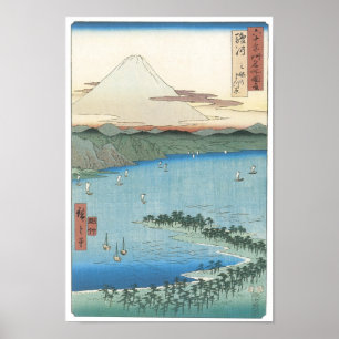 The Pine Beach, Hiroshige, 1856-56 Poster