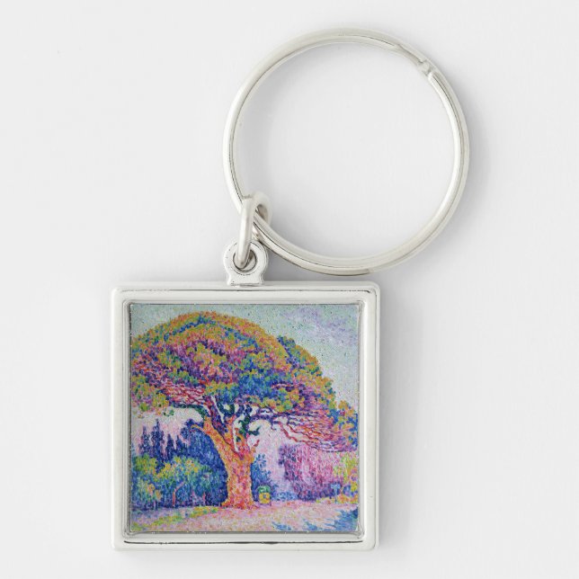The Pine Tree at St. Tropez, 1909 Key Ring (Front)