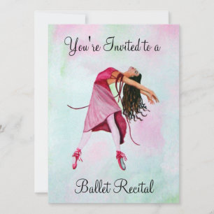 The Pink Ballerina Invitation