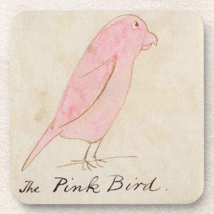 The Pink Bird, from 'Sixteen Drawings of Comic Bir Coaster