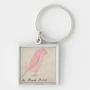 The Pink Bird, from 'Sixteen Drawings of Comic Bir Key Ring
