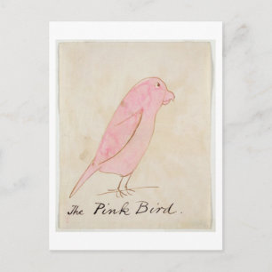 The Pink Bird, from 'Sixteen Drawings of Comic Bir Postcard